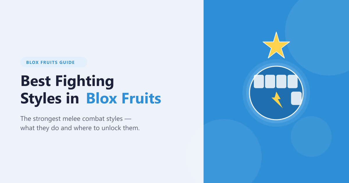 Najlepsze style walki w Blox Fruits (przewodnik po poziomach 2026)