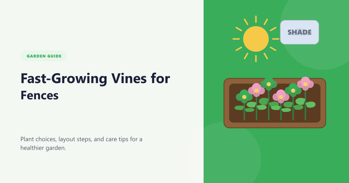 Fast-Growing Vines for Fences Guide