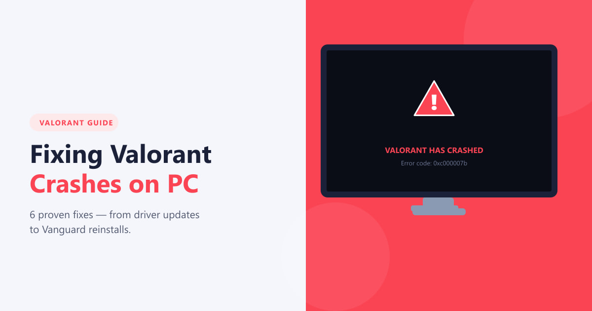 Come risolvere i crash di Valorant su PC (Guida 2026)