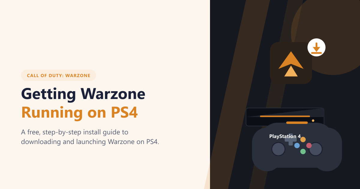 Getting Warzone Running on PlayStation 4 (2026)