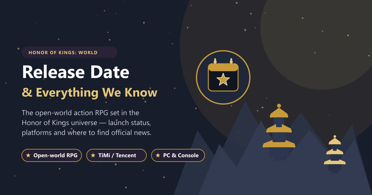 Honor of Kings: World Release Date (2026 Update)
