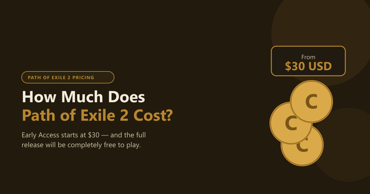 Combien coûte Path of Exile 2 ? (Guide des prix 2026)