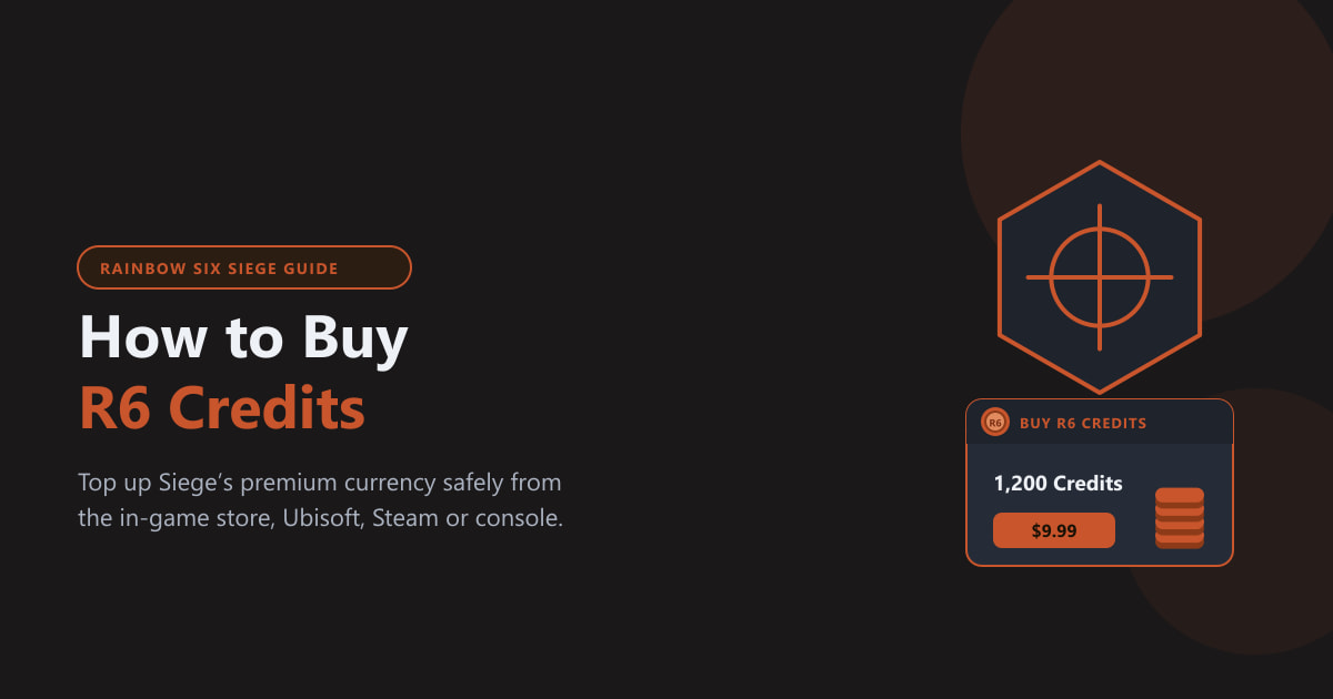 How to Buy R6 Credits (2026): Safe Step-by-Step Guide