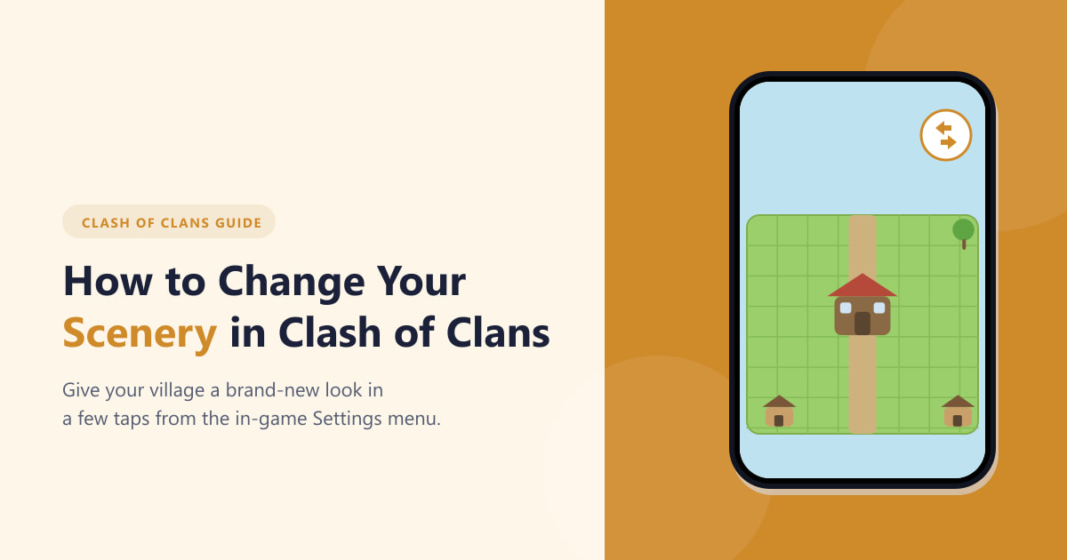 So änderst du deine Umgebung in Clash of Clans (2026)