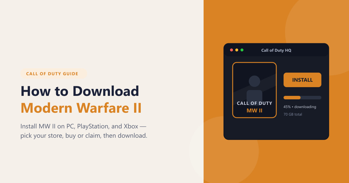 How to Download Call of Duty: Modern Warfare II (2026)