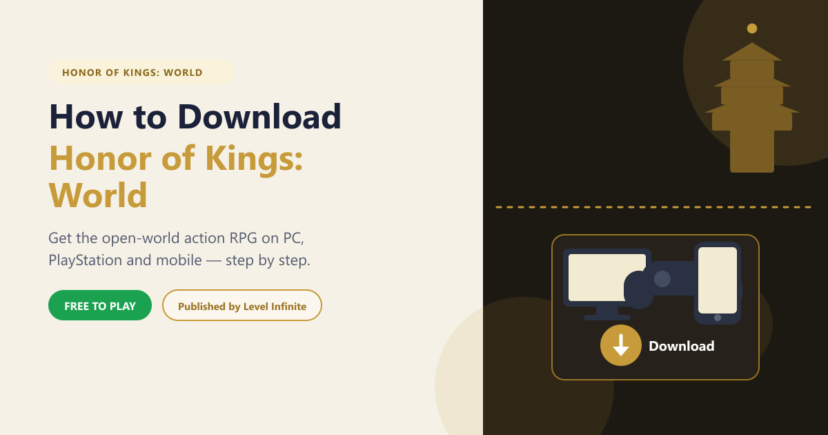 How to Download Honor of Kings: World (2026)