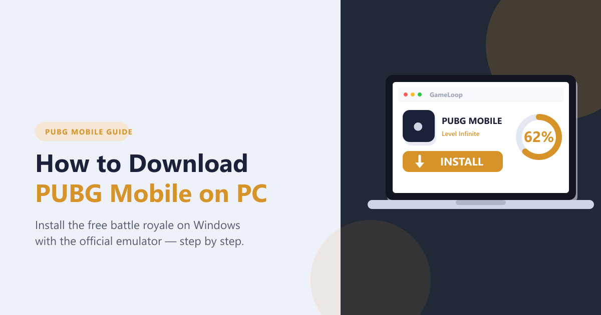 Como baixar PUBG Mobile no PC (Guia de 2026)