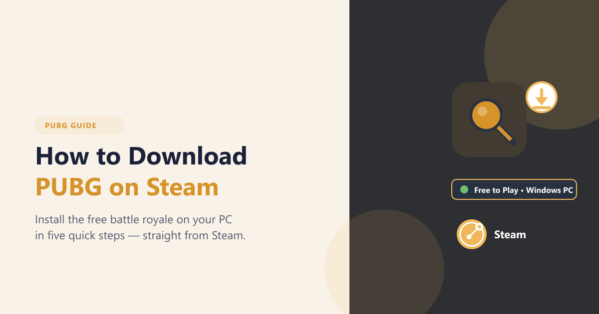 How to Download PUBG on Steam (Free, 2026)