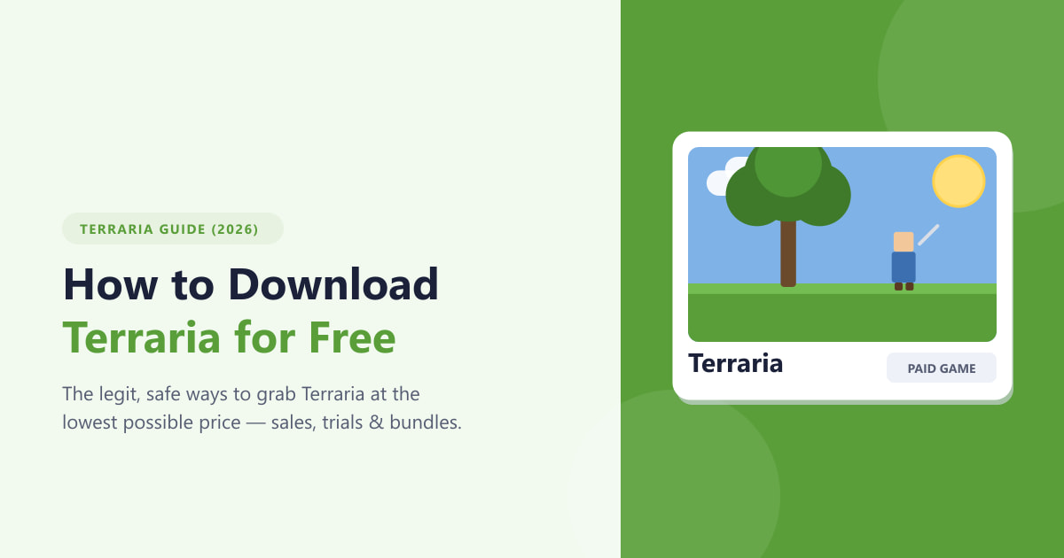 How to Download Terraria for Free (2026 Guide)