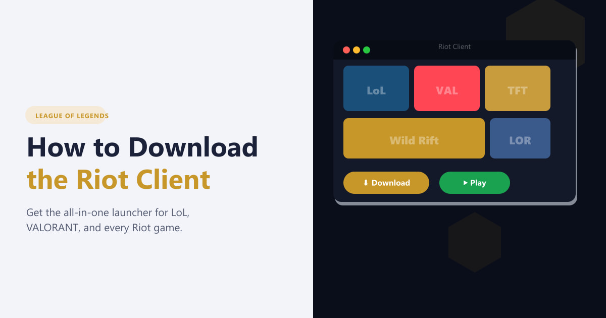 How to Download the Riot Client (2026)
