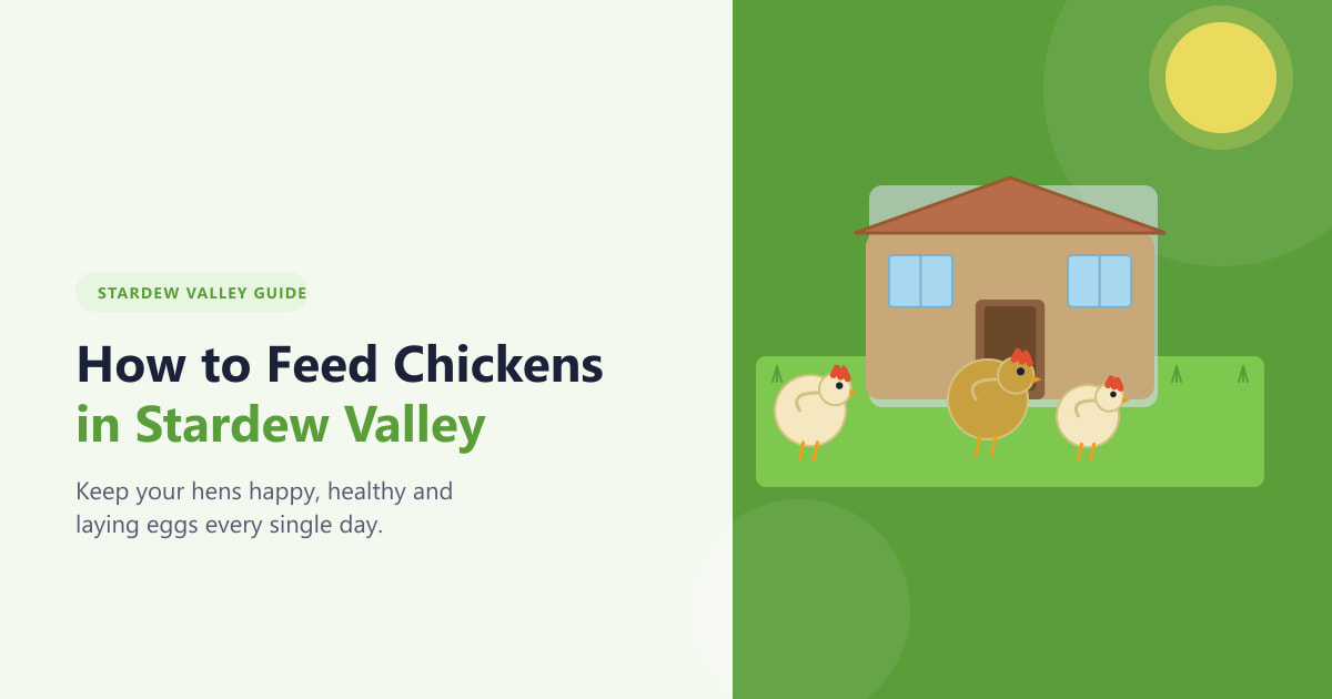 How to Feed Chickens in Stardew Valley (2026 Guide)