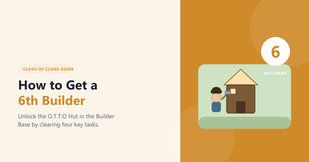 How to Get a 6th Builder in Clash of Clans (2026)