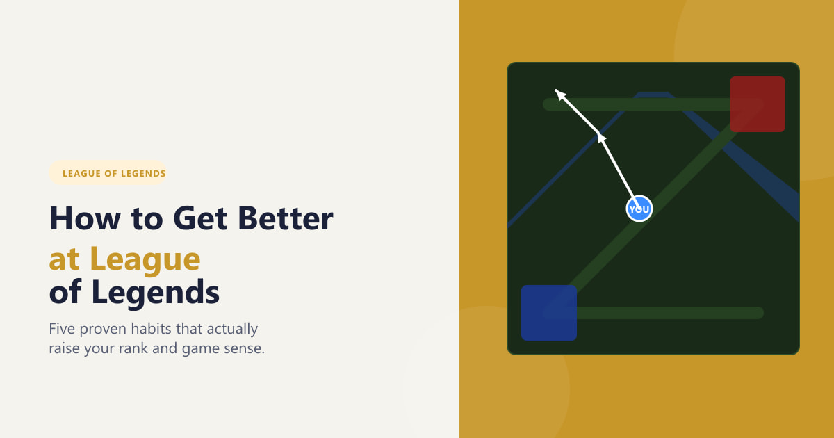 How to Get Better at League of Legends (2026 Guide)