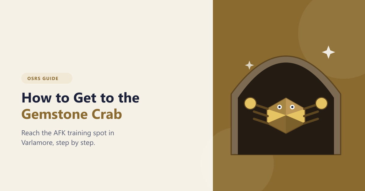 How to Get to the Gemstone Crab in OSRS (2026)