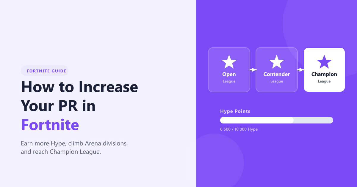 How to Increase Your PR in Fortnite (2026 Guide)