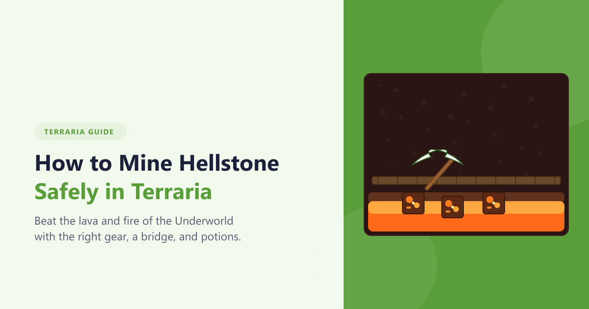 Come estrarre la Pietra Infernale in sicurezza in Terraria (2026)