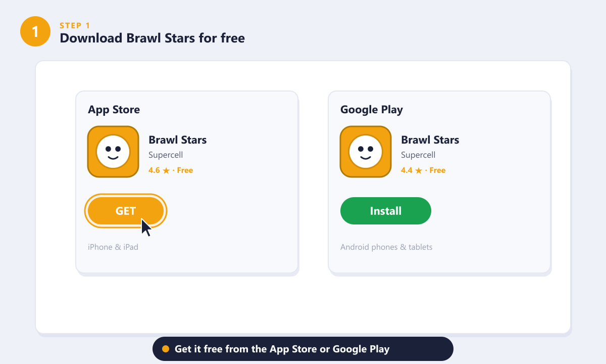 قم بتنزيل لعبة Brawl Stars مجانًا من متجر التطبيقات وجوجل بلاي