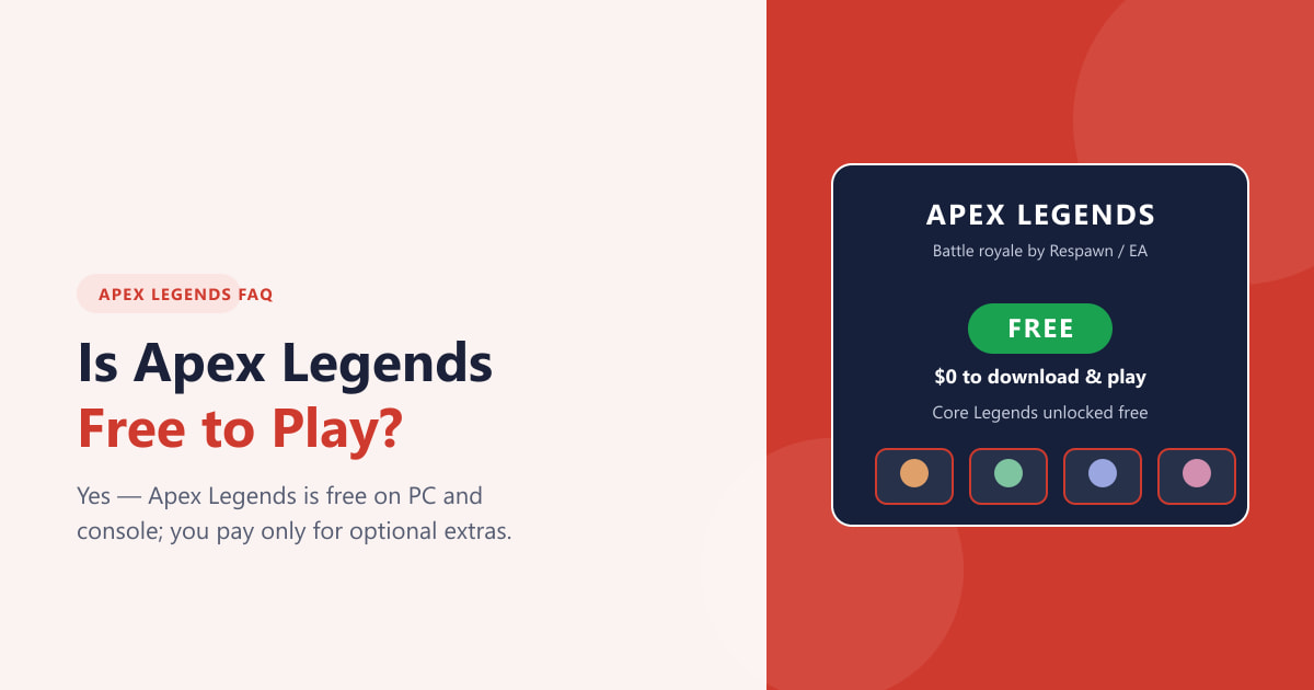 Is Apex Legends Free? Everything to Know (2026)