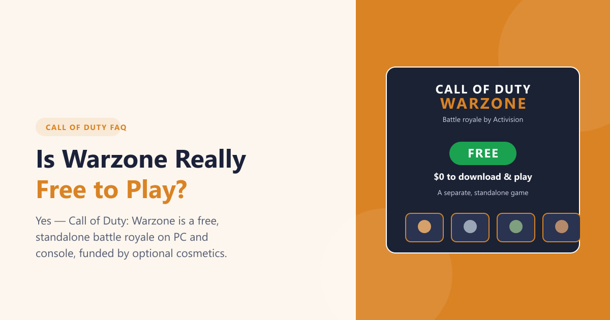 Is Call of Duty: Warzone Really Free to Play? (2026)