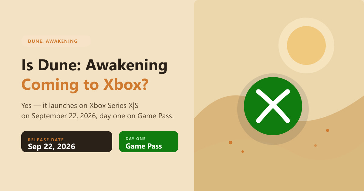 Komt Dune: Awakening naar Xbox? (Antwoord in 2026)