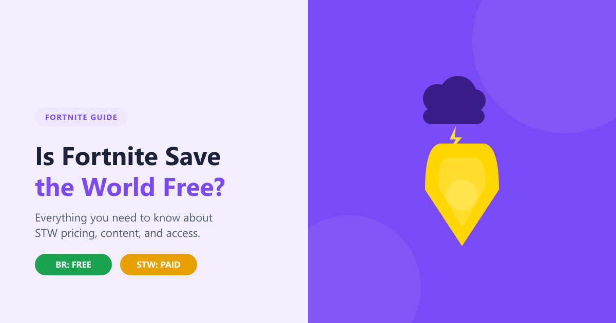 Is Fortnite Save the World Free? (2026 Answer)