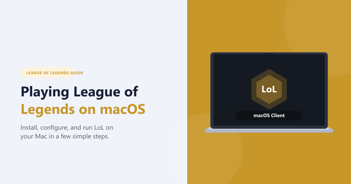 Como jogar League of Legends no macOS (Guia de 2026)