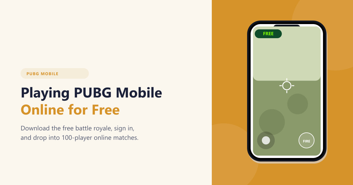 PUBG Mobile kostenlos online spielen (Leitfaden 2026)