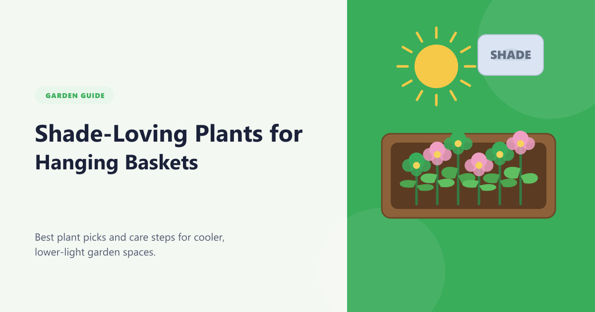 Shade-Loving Plants for Hanging Baskets Guide