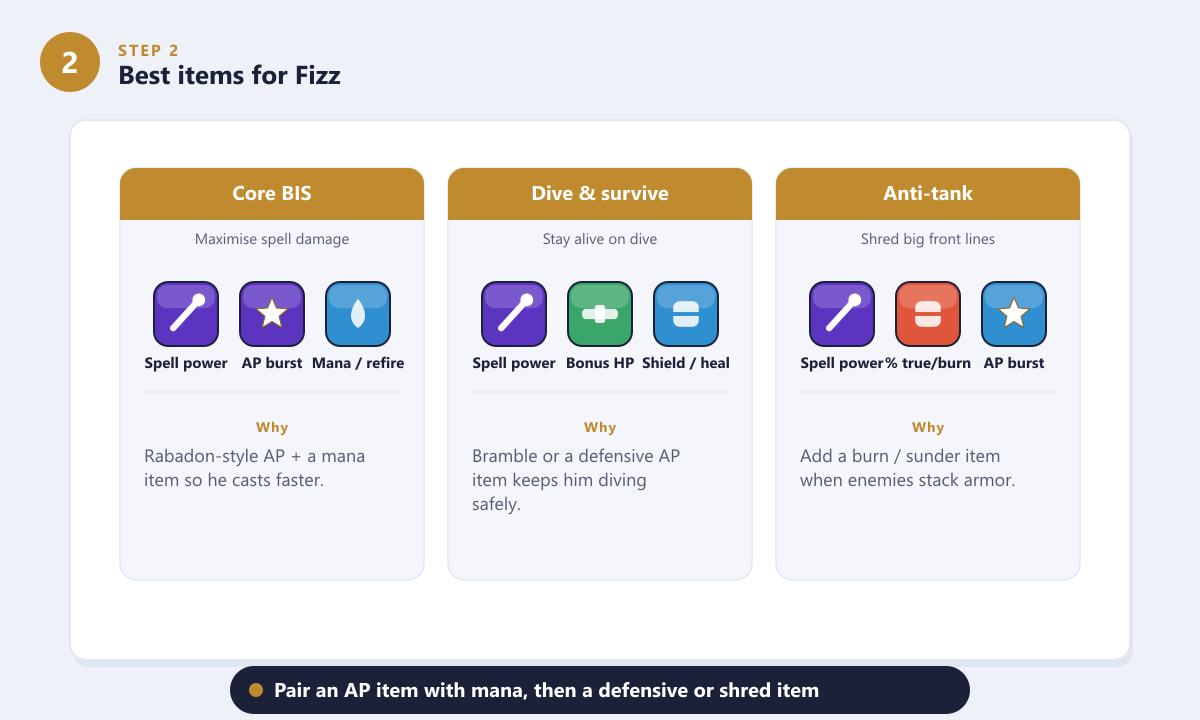 Best items for Fizz in TFT, with core, survival and anti-tank build options
