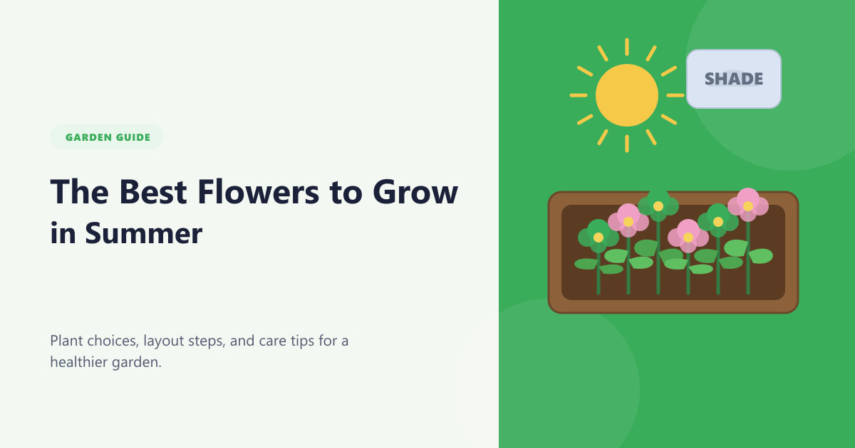 The Best Flowers to Grow in Summer Guide
