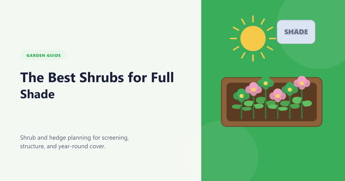 The Best Shrubs for Full Shade Guide