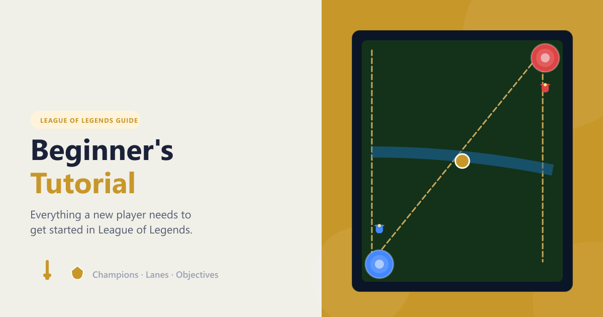 The League of Legends Beginners Tutorial (2026)