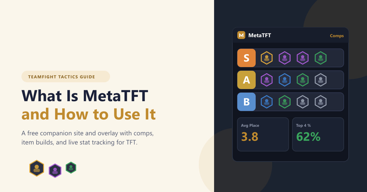 What Is MetaTFT and How to Use It (2026 Guide)