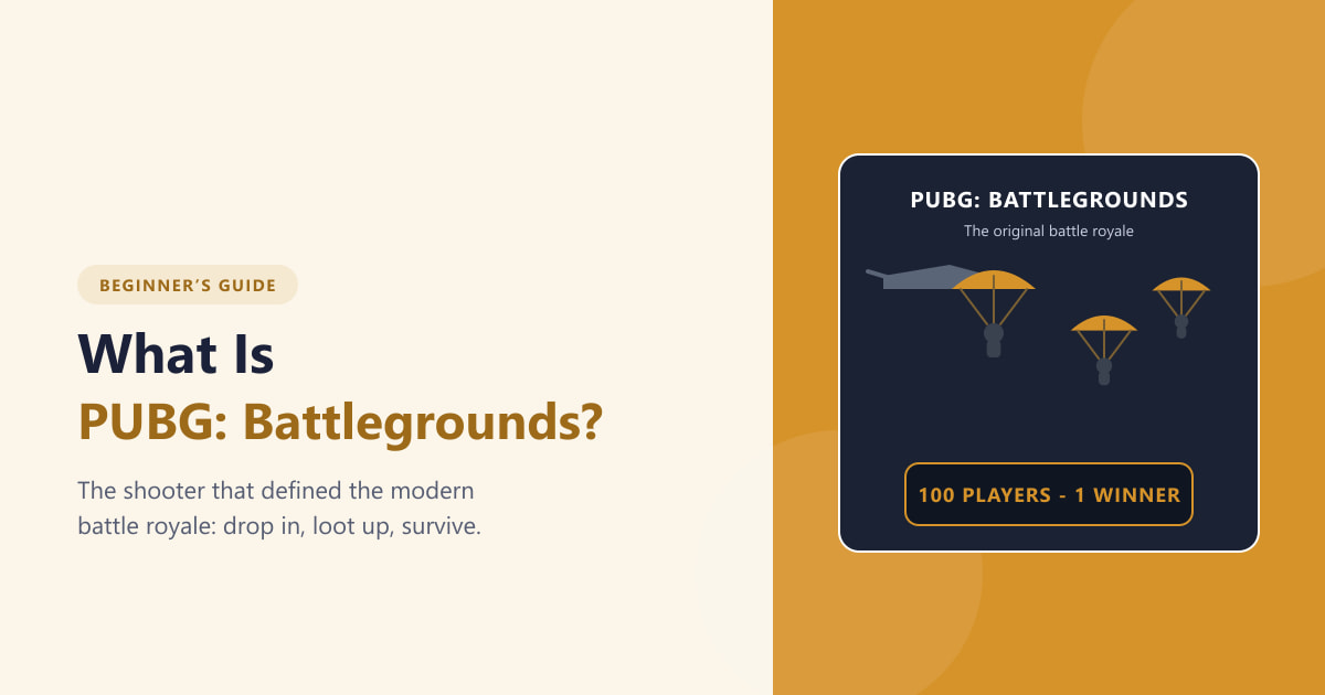 What Is PlayerUnknowns Battlegrounds? PUBG Explained (2026)