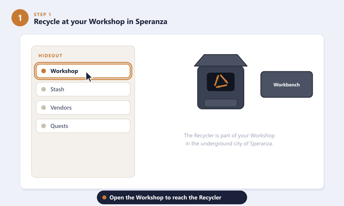 Opening the Workshop to reach the Recycler in ARC Raiders Speranza
