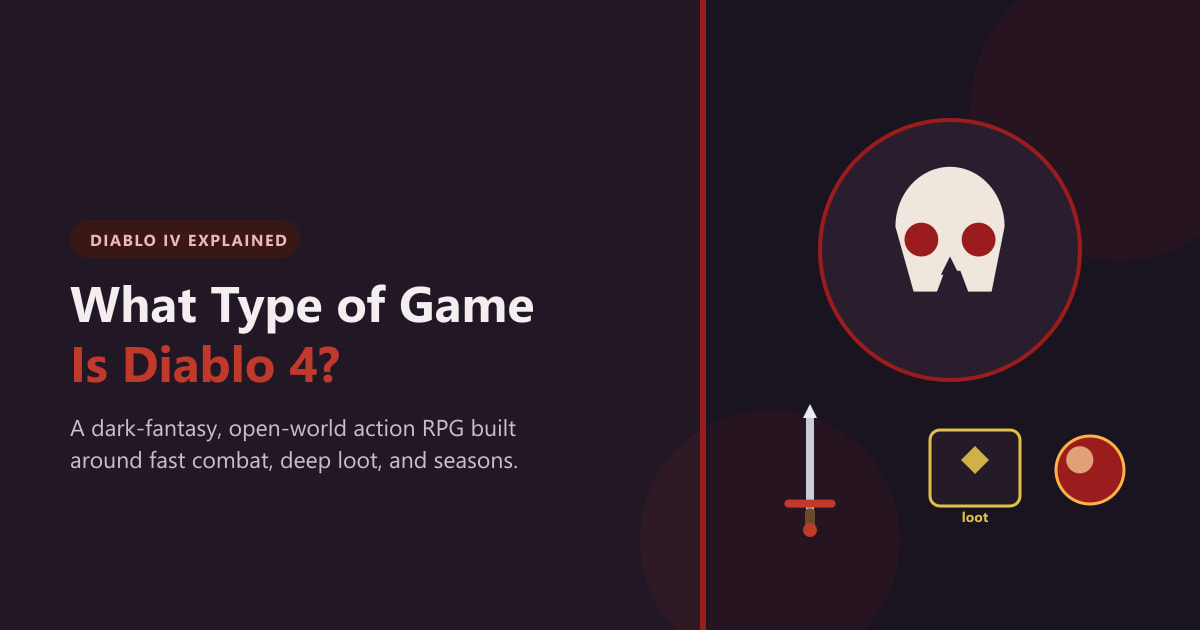 What Type of Game Is Diablo 4? (Genre Explained 2026)