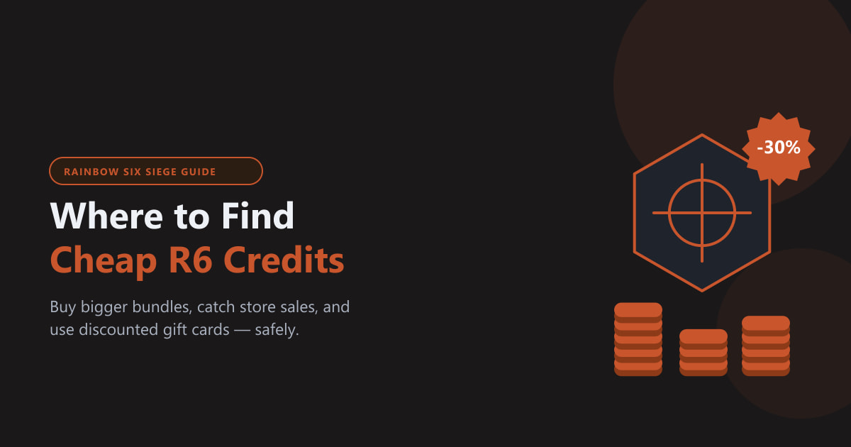 Where to Find Cheap R6 Credits (2026 Guide)