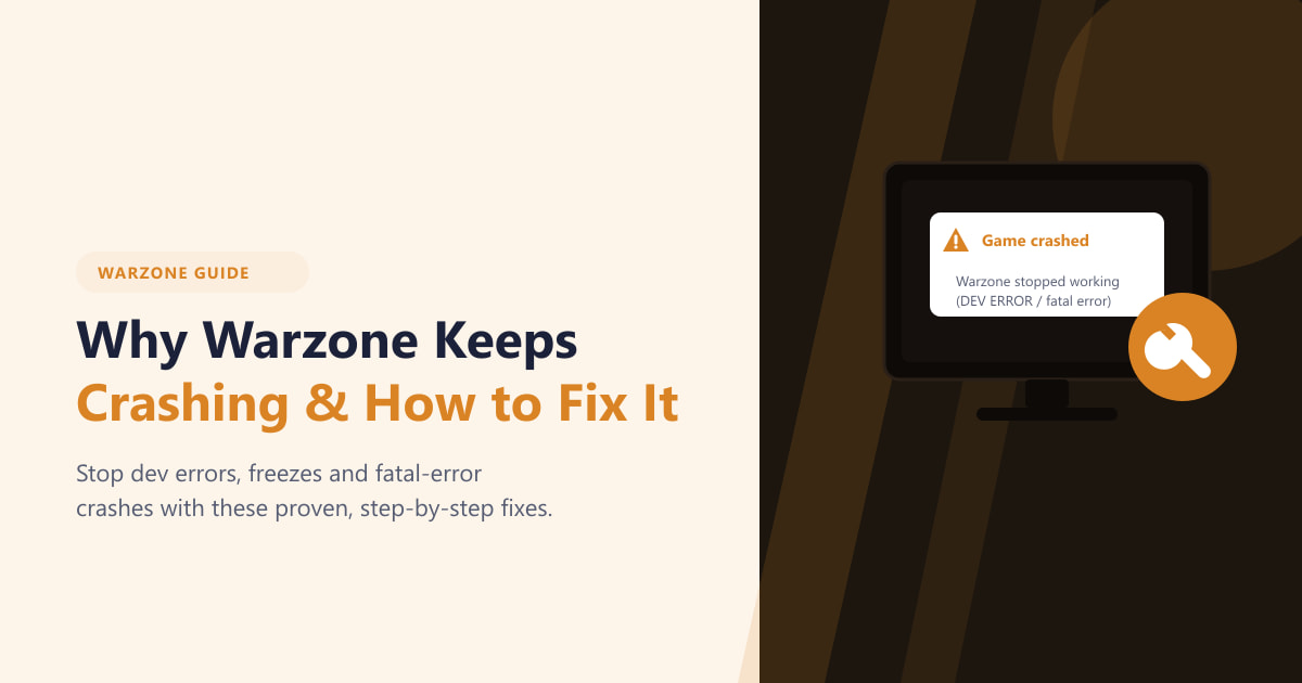 Why Warzone Keeps Crashing (And How to Fix It) 2026