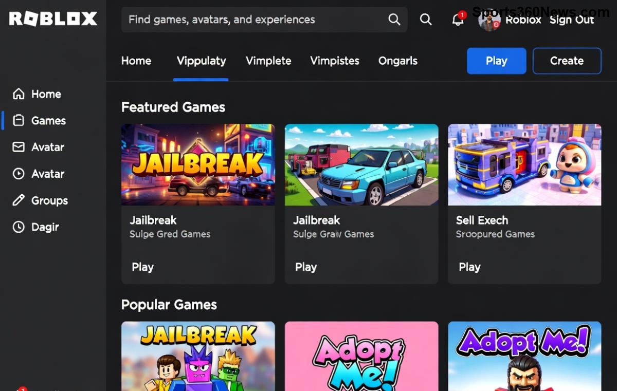 Roblox人気ゲームのスクリーンショット1