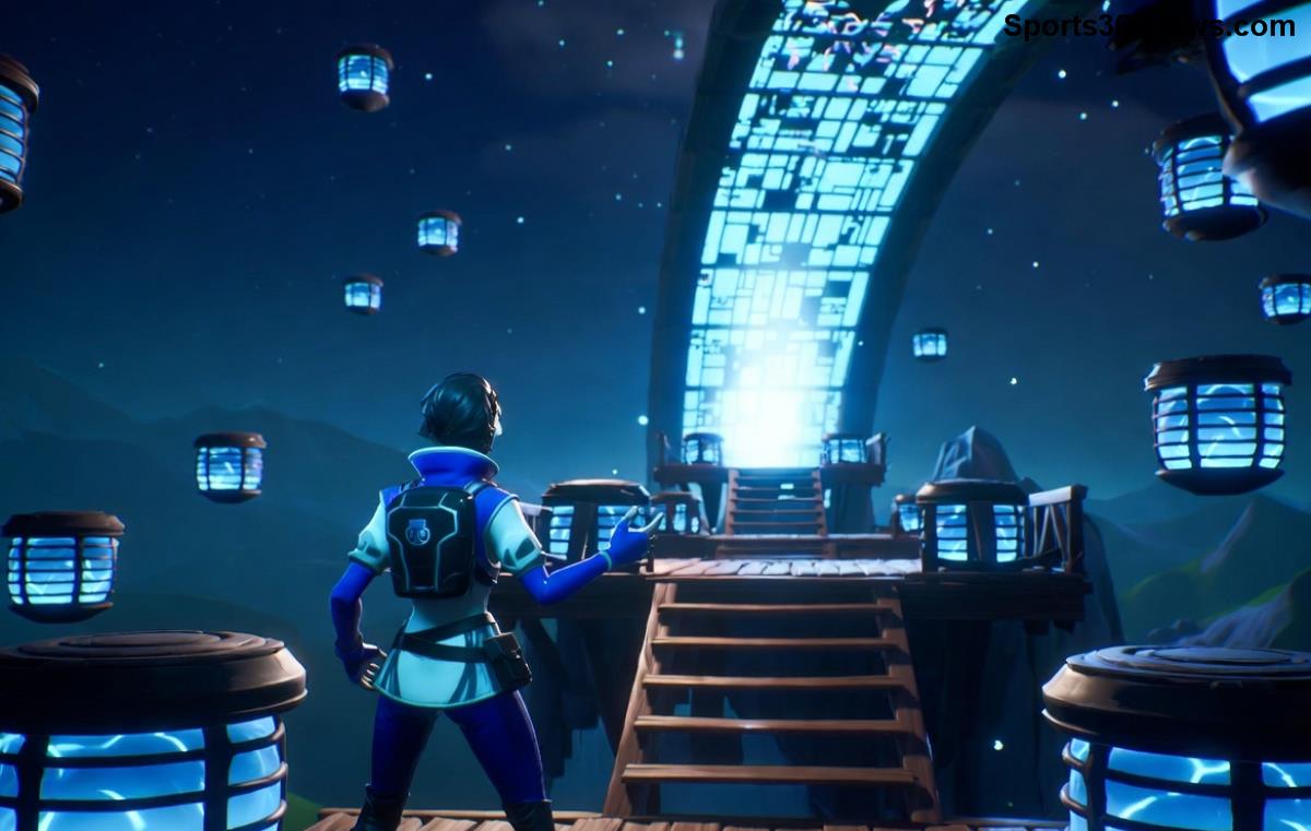 Giocatore che domina un 1v1 in Fortnite Creative Mode con build intensi