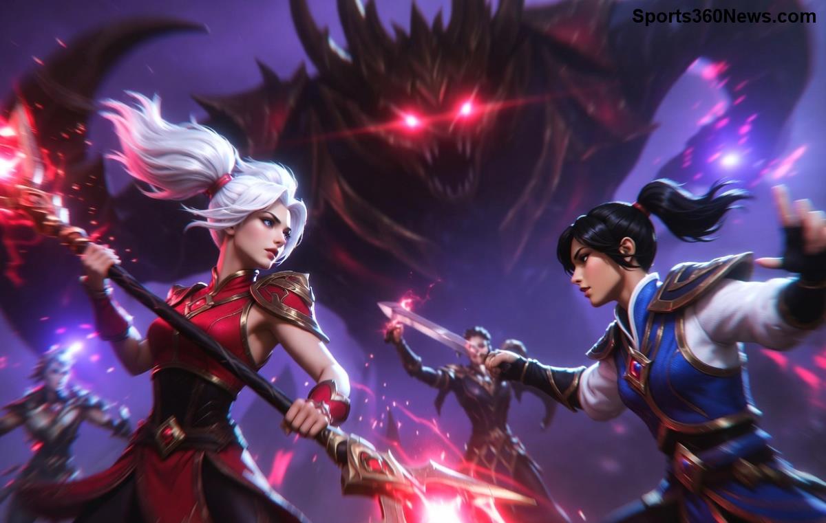 LoLアサシンチームファイトのポジショニング例