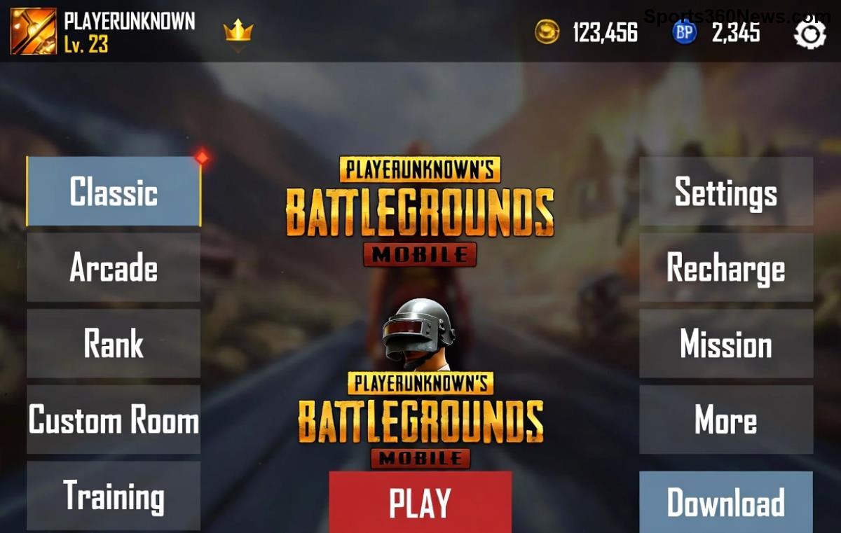 AWM Sniper Rifle in PUBG Mobile action shot