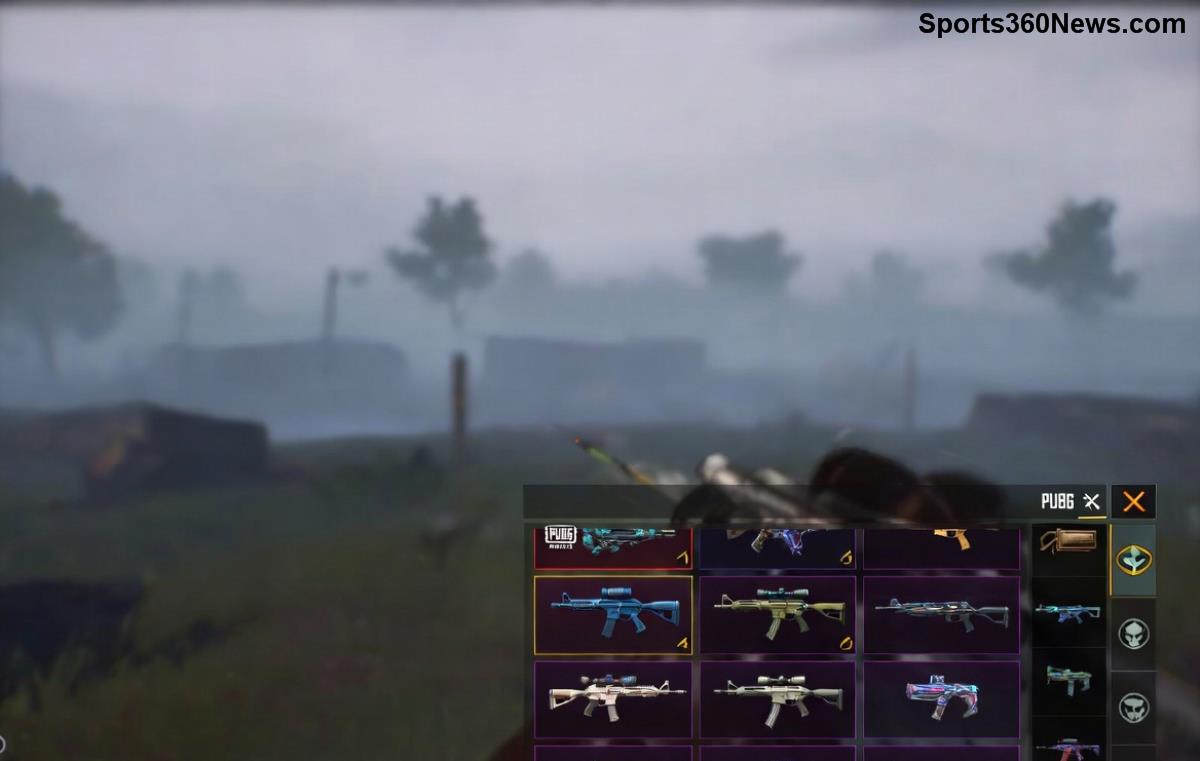 لاعب يتدرب في لوبي بوت PUBG Mobile