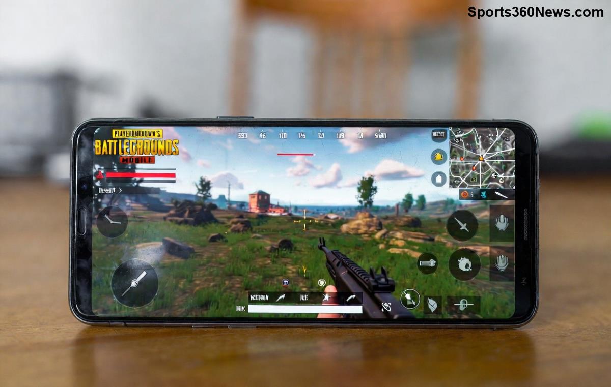Close-up of sniper attachments on PUBG Mobile weapon