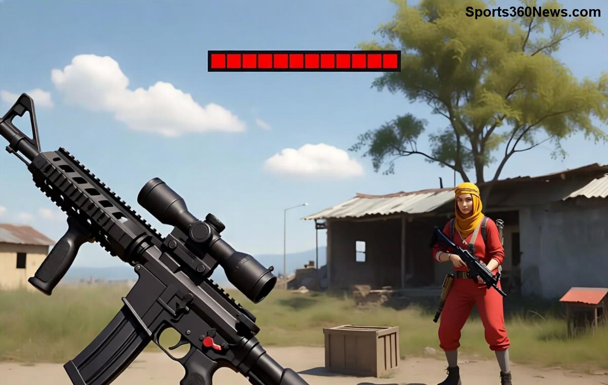 Giocatore che controlla la corsia centrale in Free Fire Lone Wolf Mode