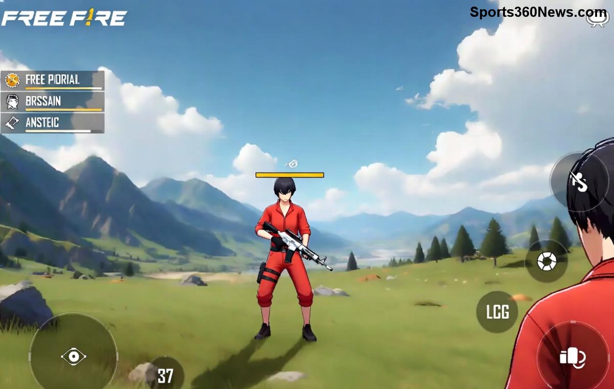 Free Fire drone scanning grass for hidden enemies