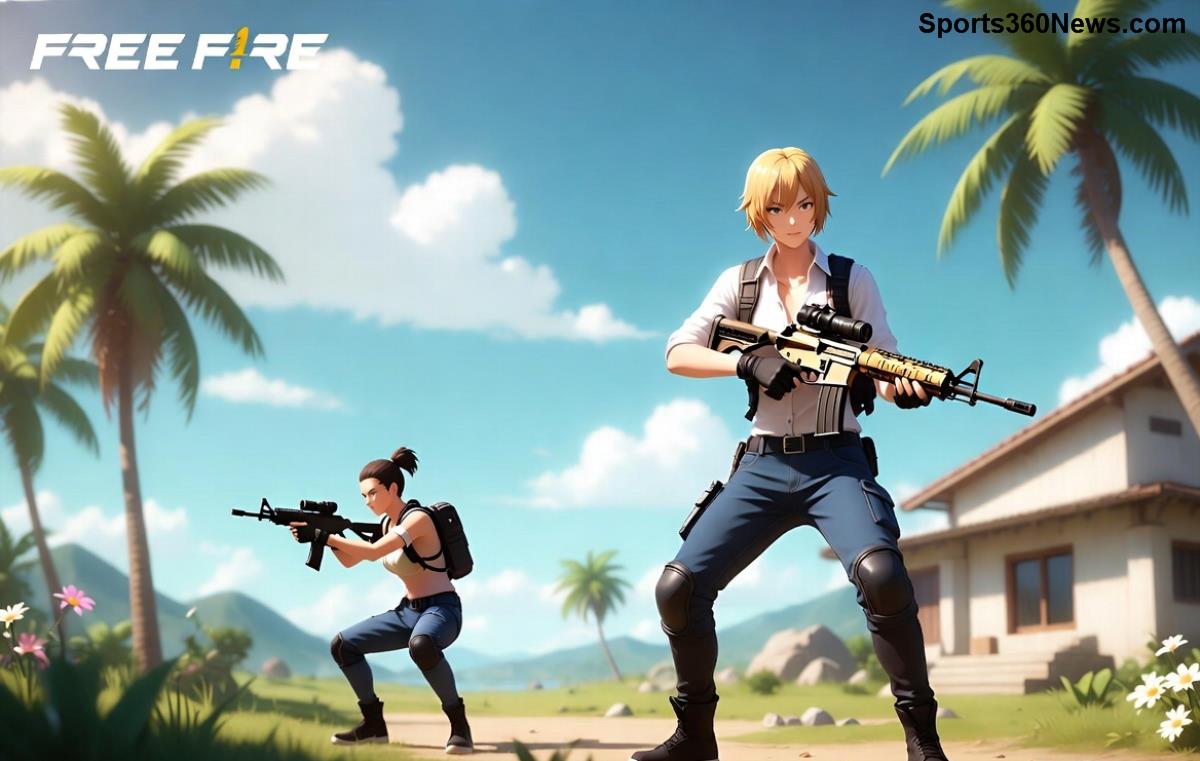 لاعبون في Free Fire Max يقاتلون في معركة مثيرة