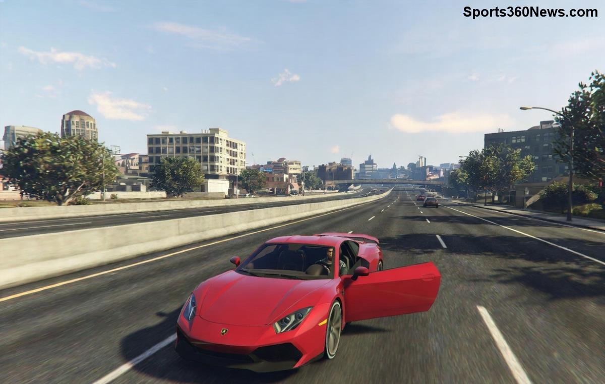 Giocatore alla guida in GTA Online dopo chiamata veicolo