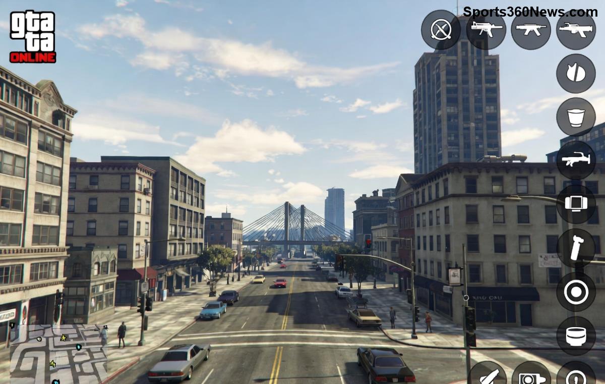 GTA Online Motorcycle Club members riding together in Los Santos