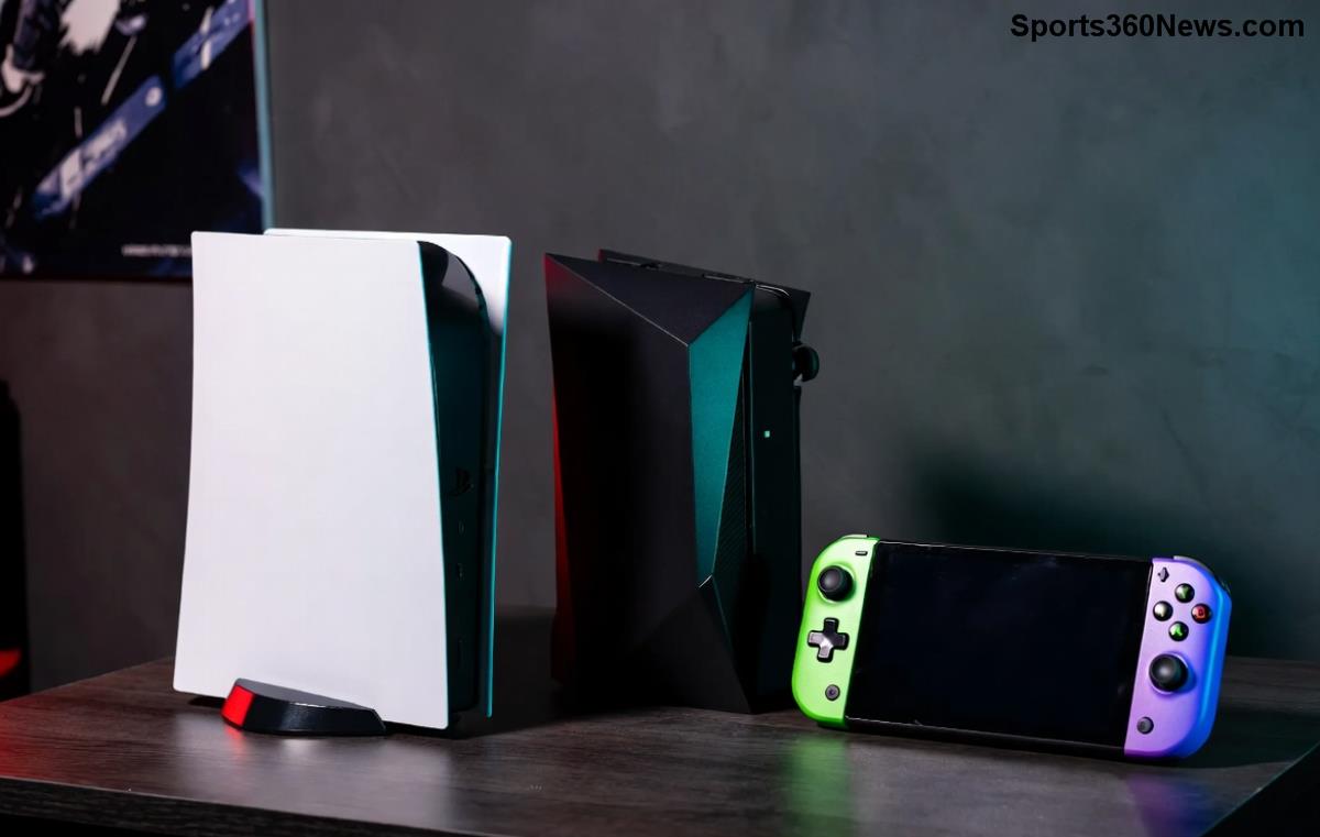 PlayStation console with account settings screen